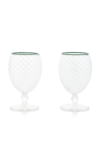Nucleo Set-of-Two Wine Glasses