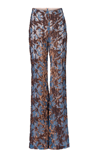 Avellino Sequin Embellished Flared Pants